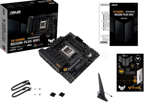 Photo de Carte Mère Asus Tuf Gaming B650M-Plus WiFi (AM5) Micro ATX