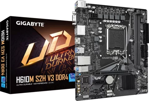 Photo de Carte Mère Gigabyte H610M S2H V3 DDR4 (Intel LGA 1700) Micro ATX