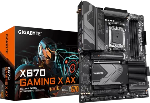 Photo de Carte Mère Gigabyte X670 Gaming X AX (AM5)