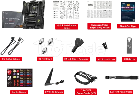 Photo de Carte Mère MSI Mag X870 Tomahawk WiFi (AMD AM5)