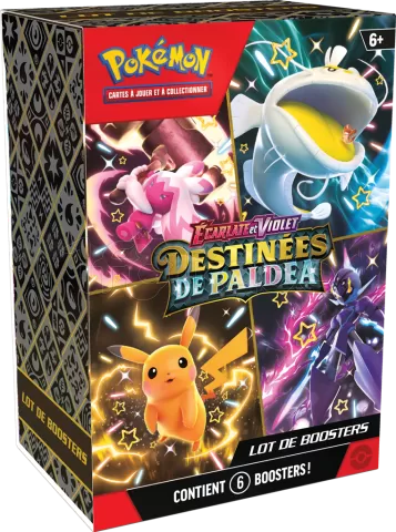 Photo de Carte Pokemon : EV045 Boite de 6 Boosters Destinées de Paldea (Fr)