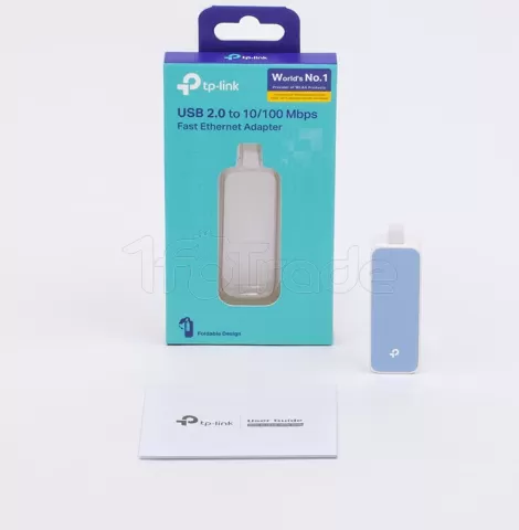 Photo de Carte Réseau USB 2.0 TP-Link UE200 vers RJ45 100Mbps (Blanc)