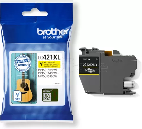 Photo de Cartouche d'encre Brother LC-421 XL (Jaune)