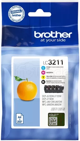 Photo de Cartouche d'encre Brother LC3211 (Jaune)