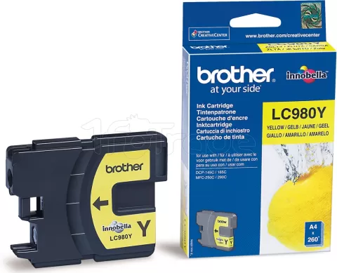 Photo de Cartouche d'encre Brother LC980Y (Jaune)