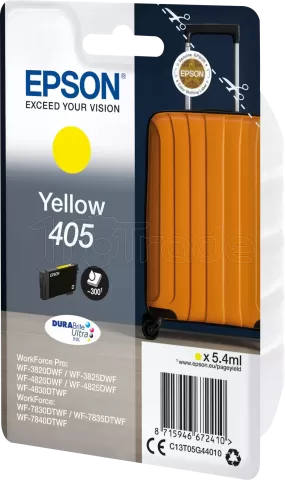 Photo de Cartouche d'encre Epson DuraBrite Ultra Valise 405 (Jaune)