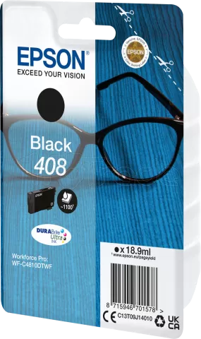 Photo de Cartouche d'encre Epson Lunettes 408 (Noir)