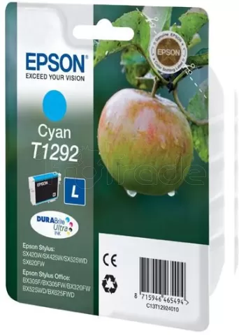 Photo de Cartouche d'encre Epson Pomme T1292 (Cyan)