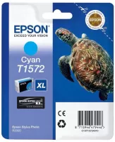 Photo de Cartouche d'encre Epson Tortue T1572 XL (Cyan)