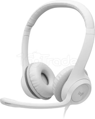 Photo de Casque filaire Logitech H390 (Blanc)