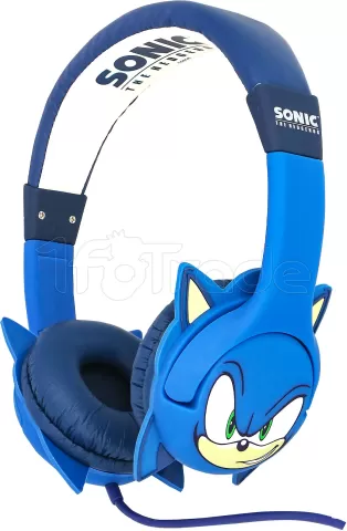 Photo de Casque filaire pour enfant OTL Sega Sonic le Hérisson (Bleu)