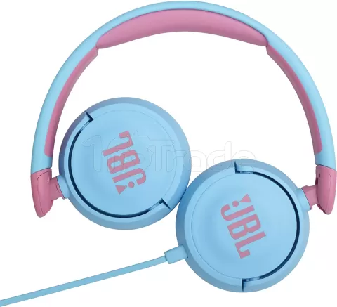 Photo de Casque filaire pour Enfants JBL JR310 (Bleu/Rose)