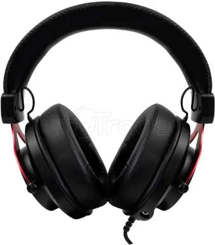 Photo de Casque Gamer filaire Arozzi Aria (Noir/Rouge)