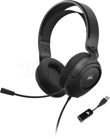 Photo de Casque Gamer filaire Corsair HS35 Surround v2 (Noir)