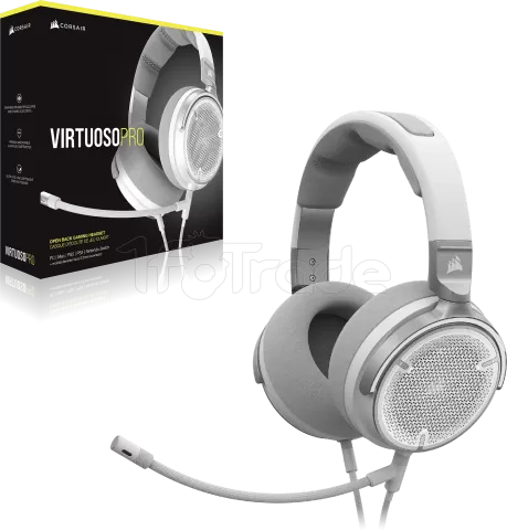 Photo de Casque Gamer filaire Corsair  Virtuoso Pro (Blanc)