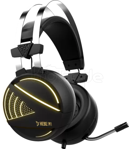 Photo de Casque Gamer filaire Gamdias Hebe M1 RGB (Noir)