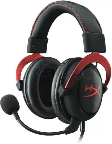 Photo de Casque Gamer filaire HyperX Cloud II Gaming Headset (Noir/Rouge)