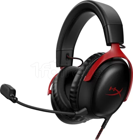 Photo de Casque Gamer filaire HyperX Cloud III (Noir/Rouge)