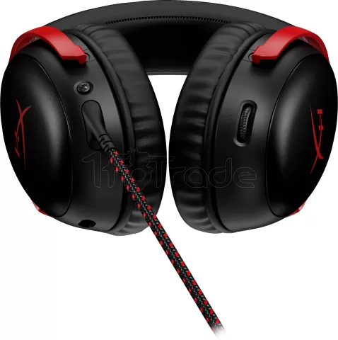 Photo de Casque Gamer filaire HyperX Cloud III (Noir/Rouge)