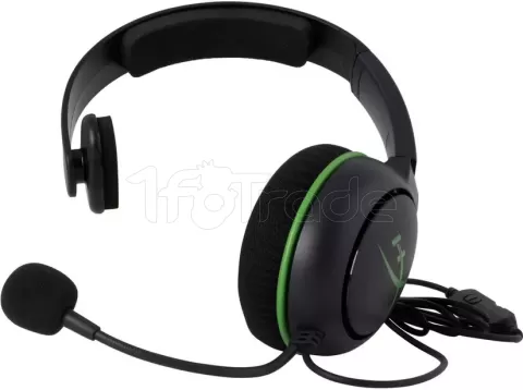 Photo de Casque Gamer filaire HyperX CloudX Chat (Noir/Vert)