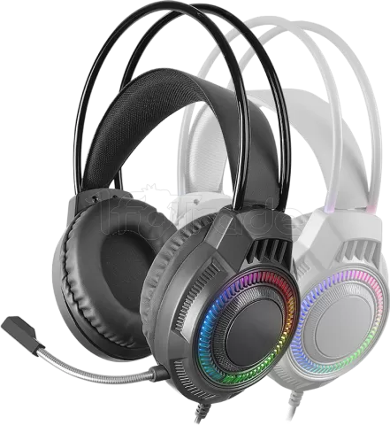 Photo de Casque Gamer filaire Mars Gaming MH124 RGB (Noir)