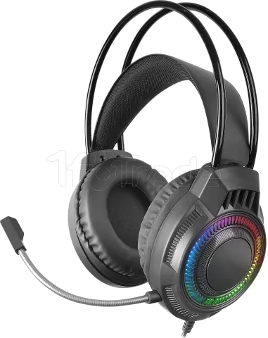 Photo de Casque Gamer filaire Mars Gaming MH124 RGB (Noir)