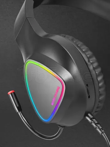 Photo de Casque Gamer filaire Mars Gaming MH222 RGB (Noir)