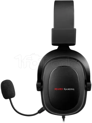 Photo de Casque Gamer filaire Mars Gaming MH5 7.1 (Noir/Rouge)