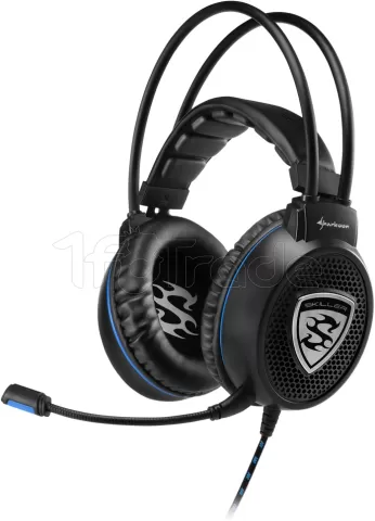 Photo de Casque Gamer filaire Sharkoon Skiller SGH1 (Noir/Blanc)