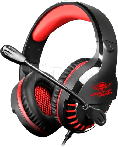 Photo de Casque Gamer filaire Spirit of Gamer Pro-H3 (Noir/Rouge)