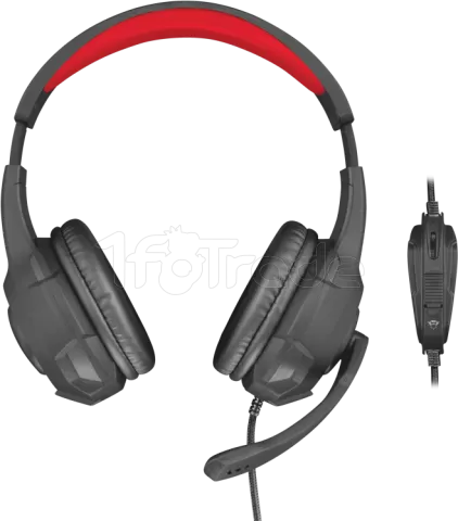 Photo de Casque Gamer filaire Trust GXT 307 Ravu (Noir/Rouge)