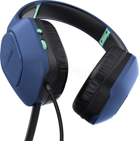 Photo de Casque Gamer filaire Trust GXT 415 Zirox (Bleu)