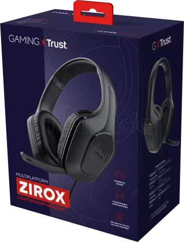 Photo de Casque Gamer filaire Trust GXT 415 Zirox (Noir)