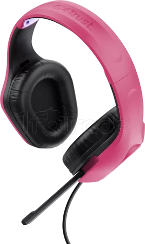 Photo de Casque Gamer filaire Trust GXT 415 Zirox (Rose)