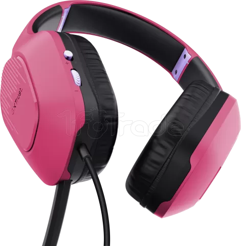 Photo de Casque Gamer filaire Trust GXT 415 Zirox (Rose)