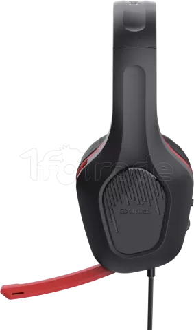 Photo de Casque Gamer filaire Trust GXT 415S Zirox (Noir/Rouge)