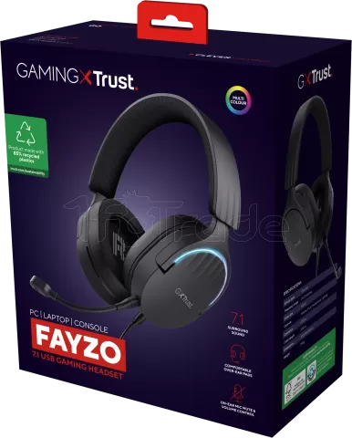 Photo de Casque Gamer filaire Trust GXT 490 Fayzo (Noir)