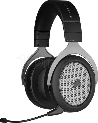 Photo de Casque Gamer sans fil Corsair HS75 XB (Noir/Argent)