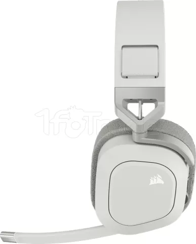 Photo de Casque Gamer sans fil Corsair HS80 Max (Blanc)