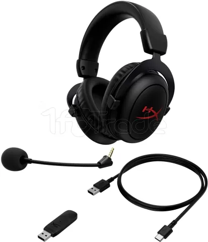 Photo de Casque Gamer sans fil HyperX Cloud Core (Noir/Rouge)