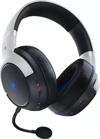 Photo de Casque Gamer sans fil Razer Kaira ProHyperSpeed - PlayStation Licensed (Blanc/Noir)