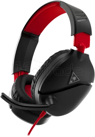 Photo de Casque Gamer Turtle Beach Recon 70 (Noir/Rouge)