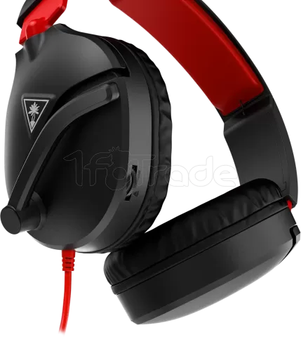 Photo de Casque Gamer Turtle Beach Recon 70 (Noir/Rouge)