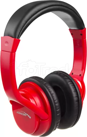 Photo de Casque Micro Bluetooth AudioCore AC720 (Rouge)