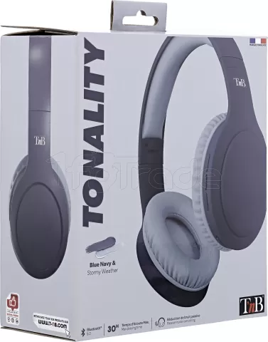 Photo de Casque Micro Bluetooth T'nB Tonality (Bleu)