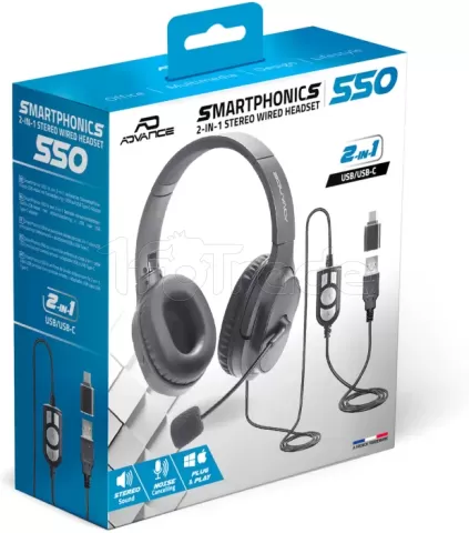 Photo de Casque Micro filaire Advance Smarphonics 550