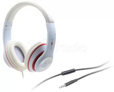 Photo de Casque Micro Gembird MHS-LAX (Blanc)