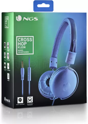 Photo de Casque Micro NGS Croos Hop (Bleu)