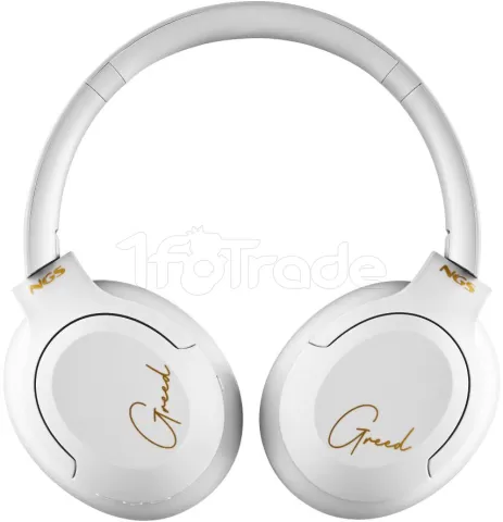 Photo de Casque Micro sans fil Bluetooth NGS Artica Greed (Blanc)