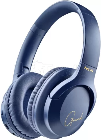 Photo de Casque Micro sans fil Bluetooth NGS Artica Greed (Bleu)